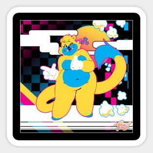 The CN Colour Palette Challenge - Butterpop ("B" Variant) Sticker